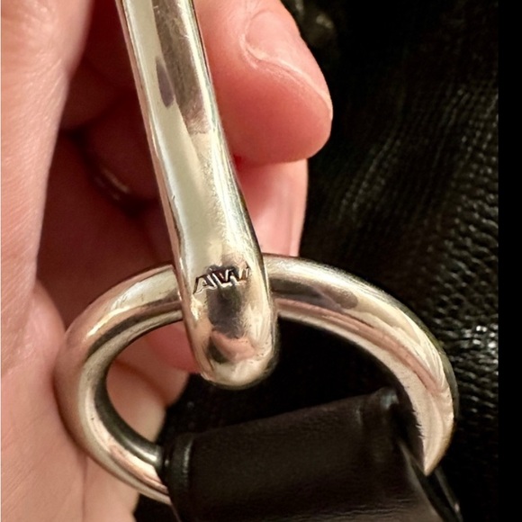 AUTH ALEXANDER WANG ALPHA LIZARD BUCKET BAG🦎 Chain Leather shoulder & crossbody - Picture 14 of 16